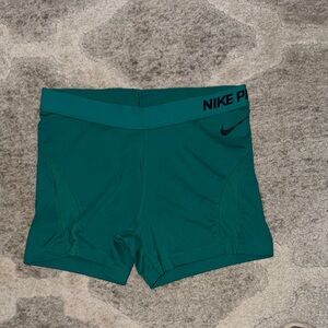 Nike Pro Green Athletic Shorts